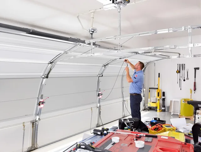 Garage door cable repair service by Buena Park Garage Door Repair in Buena Park