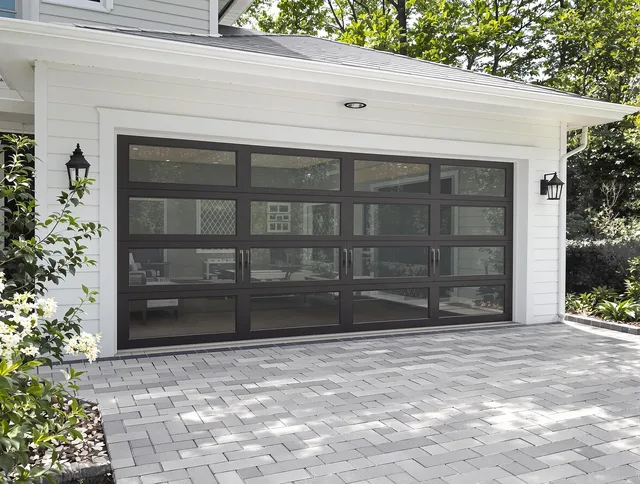 Buena Park Garage Door Repair design specialist presenting custom garage door options to Buena Park homeowner