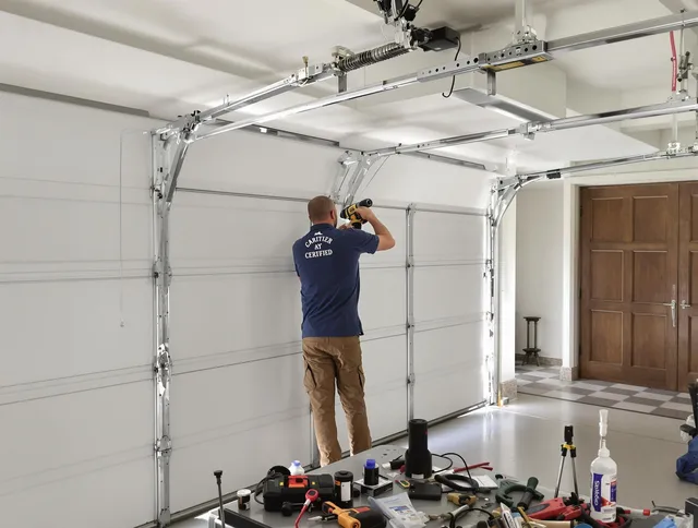 Buena Park Garage Door Repair certified technician performing precision garage door repair in Buena Park
