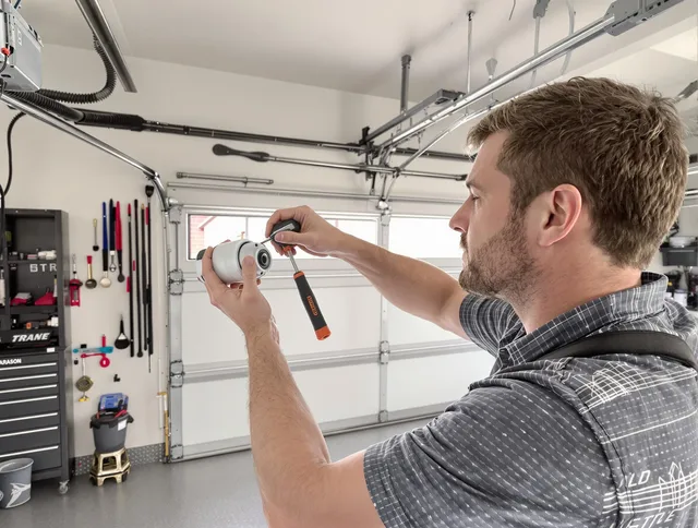 Garage door opener repair service by Buena Park Garage Door Repair in Buena Park